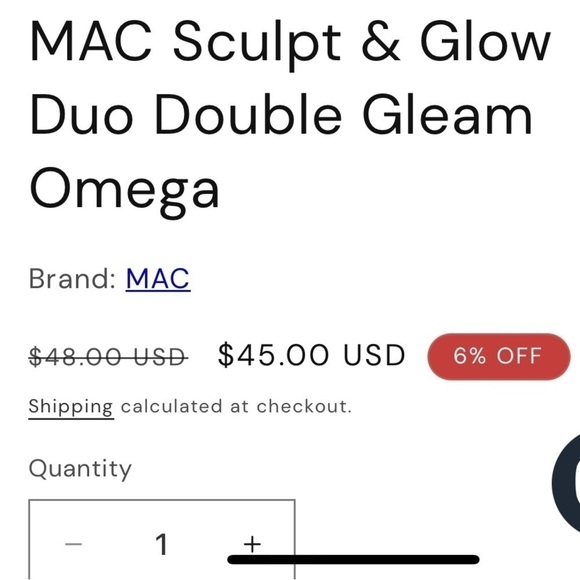 MAC Sculpt & Glow Duo highlight and contour palette double gleam and omega new - Picture 4 of 4
